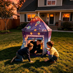 WillingHeart rocket tent is party-ready for birthdays and outdoor fun.