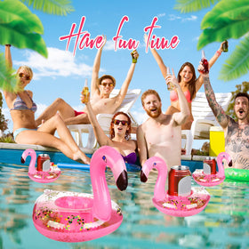 Willinglong durable PVC flamingo float resists fading for long summer fun.