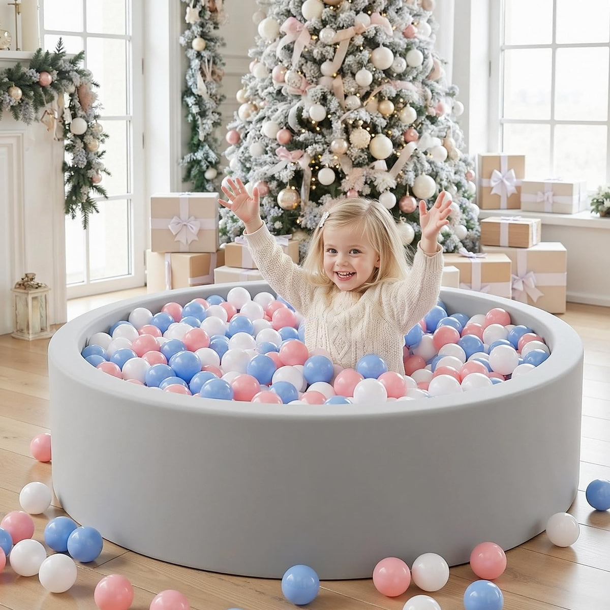 Wilwolfer ball pit easy assembly and storage for busy families.