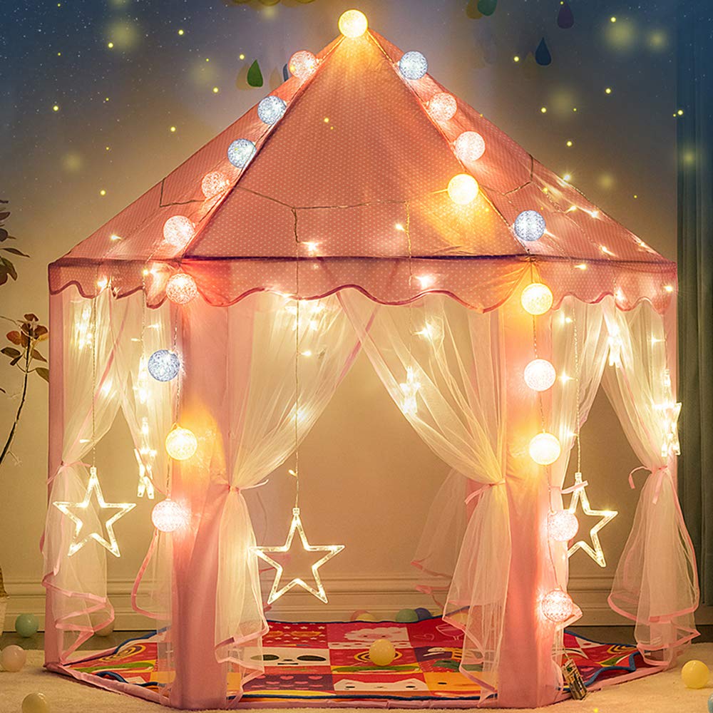 Wilwolfer Princess Tent offers a spacious playhouse for imaginative private hideouts.