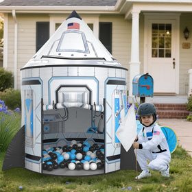 Wilwolfer Rocketship Tent durable breathable fabric for lasting play