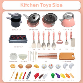 Winbar play food collection of fake fruits and vegetables supports color recognition