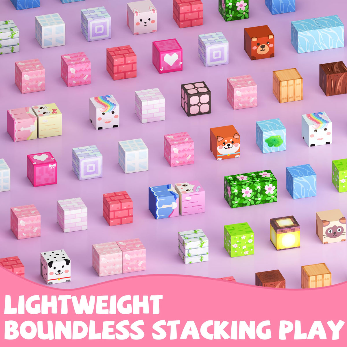 Winchoice magnetic blocks provide stable connections for balanced, confident design exploration.