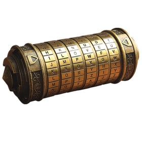 WindamazingStory Da Vinci Code cryptex box with hidden compartments for keepsakes.