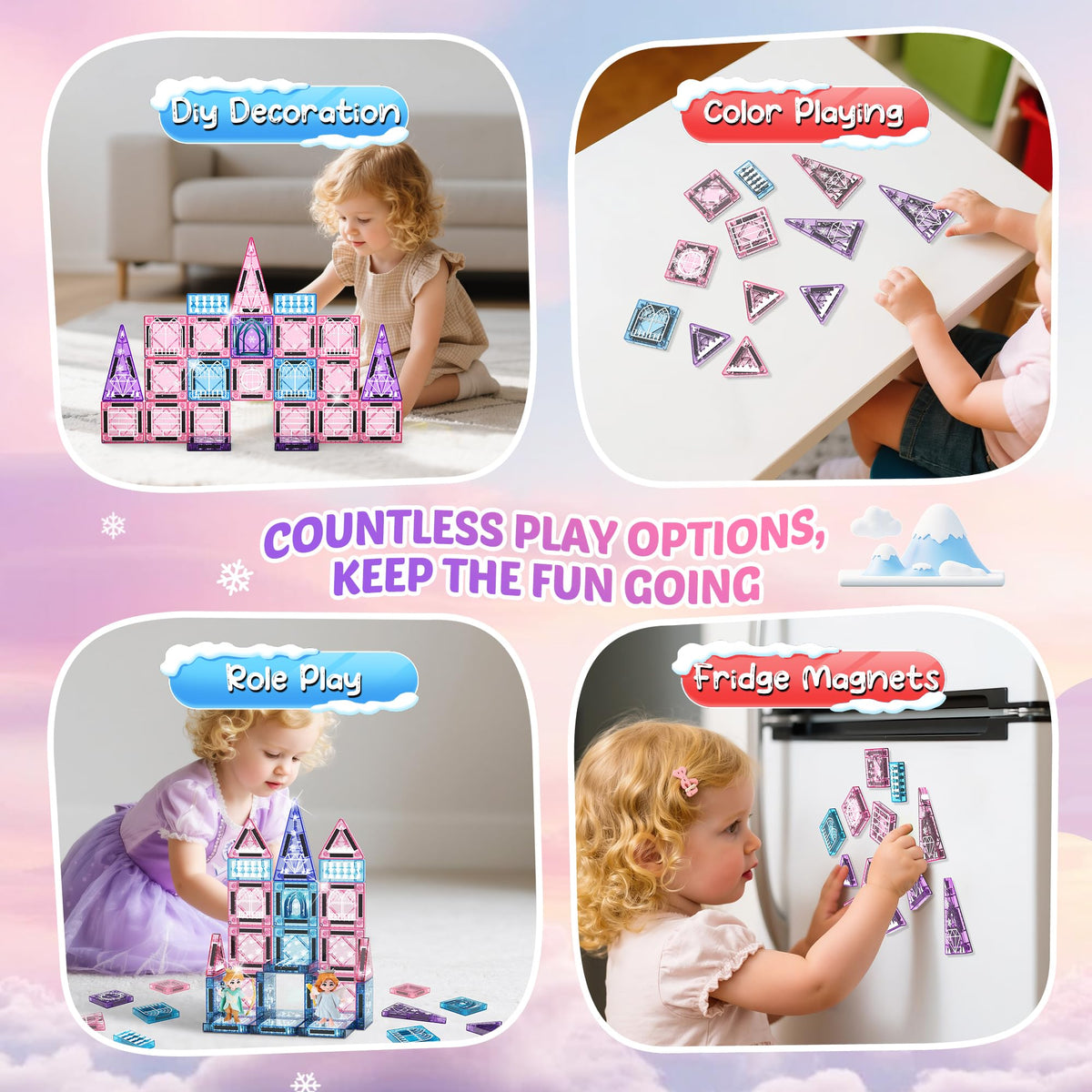 Windidi durable non-toxic ABS material ensures safe hands-on building.