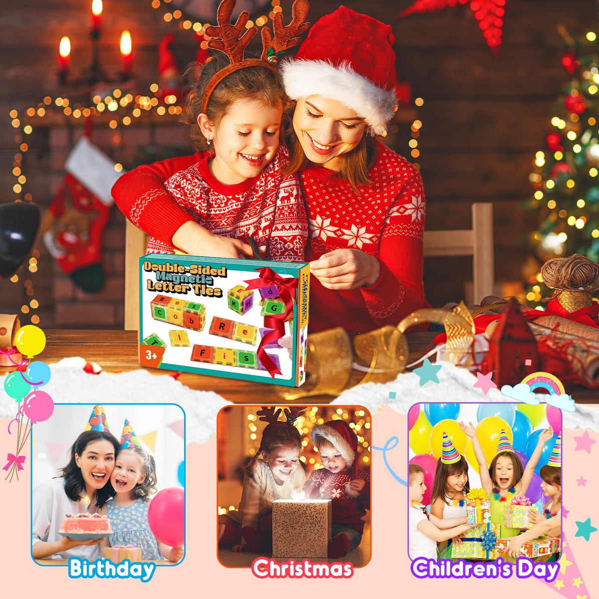 Windidi magnetic tiles gift set ready for birthdays and classrooms.