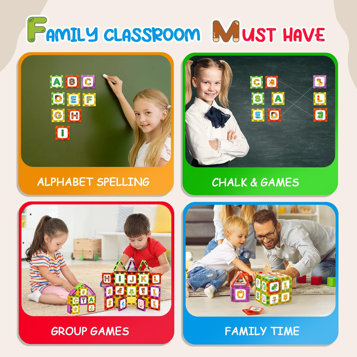 Windidi safe durable magnets withstand daily classroom or home play.