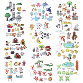 Windkream 12-set felt board stories collection with colorful animals for classroom storytelling.