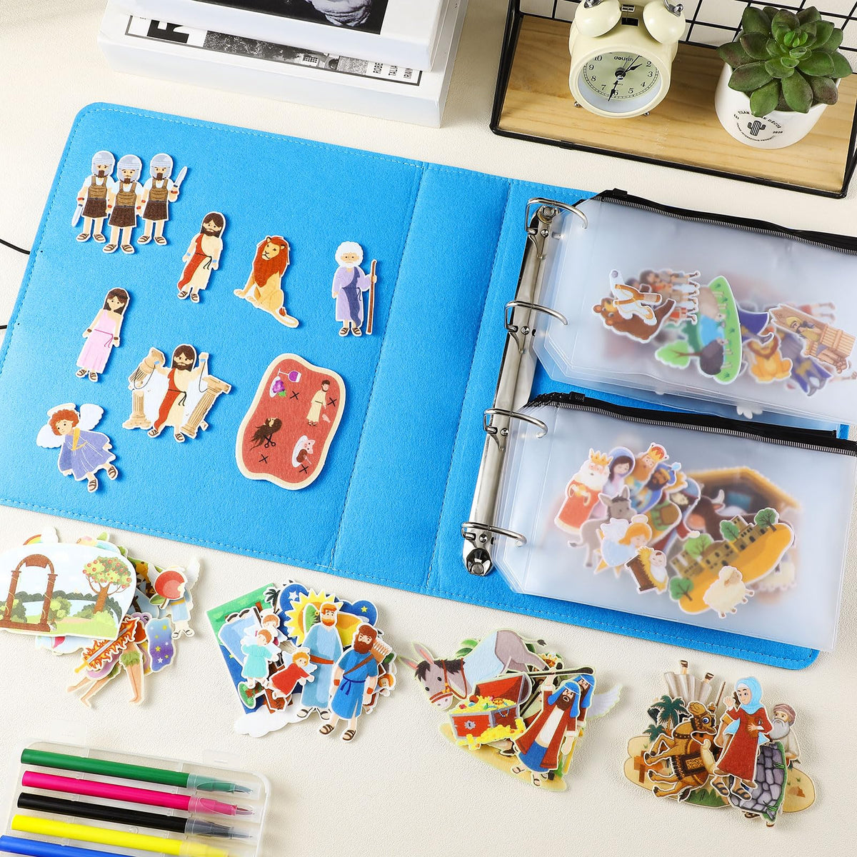 Windkream portable story set ideal for home, Sunday school, or daycare.
