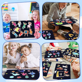 Windkream soft felt pieces lightweight, durable, and safe for kids' play.