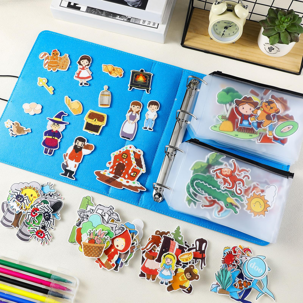 Windkream color-rich felt stories support interactive learning and imagination.
