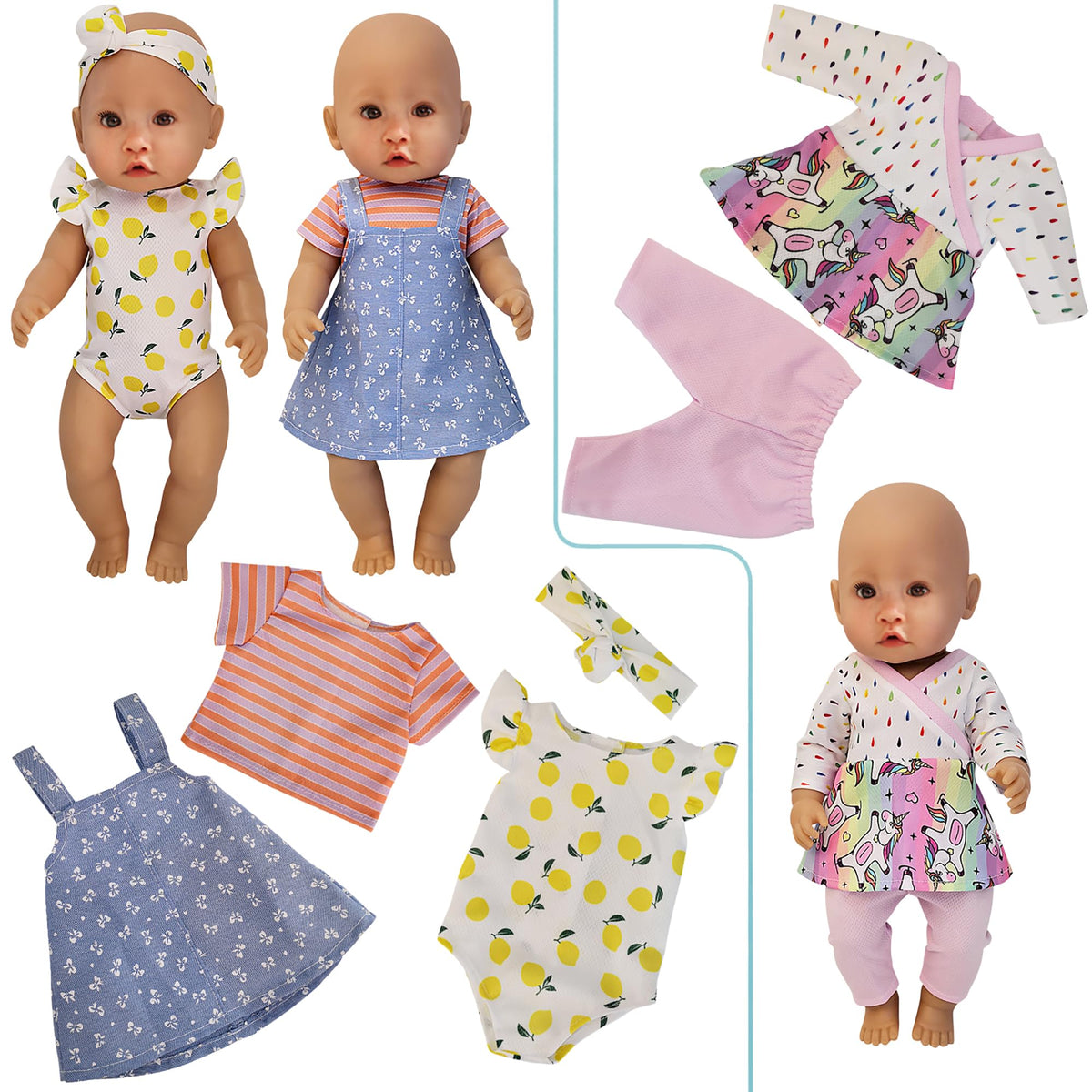 Windolls sunflower patriotic dress set perfect for gifting and play