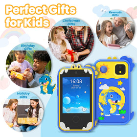 Windpaint Kids Phone blue compact gift idea for ages 3-10