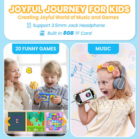 Windpaint Kids Phone blue piano-story feature highlights creativity tools