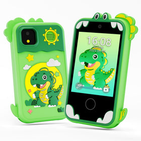 Windpaint Kids Phone Green 2-8 inch touchscreen for learning through games.