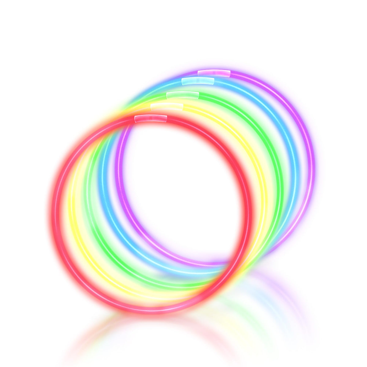 Windy City Novelties 22-inch glow-stick necklaces for all-night glow and group wear