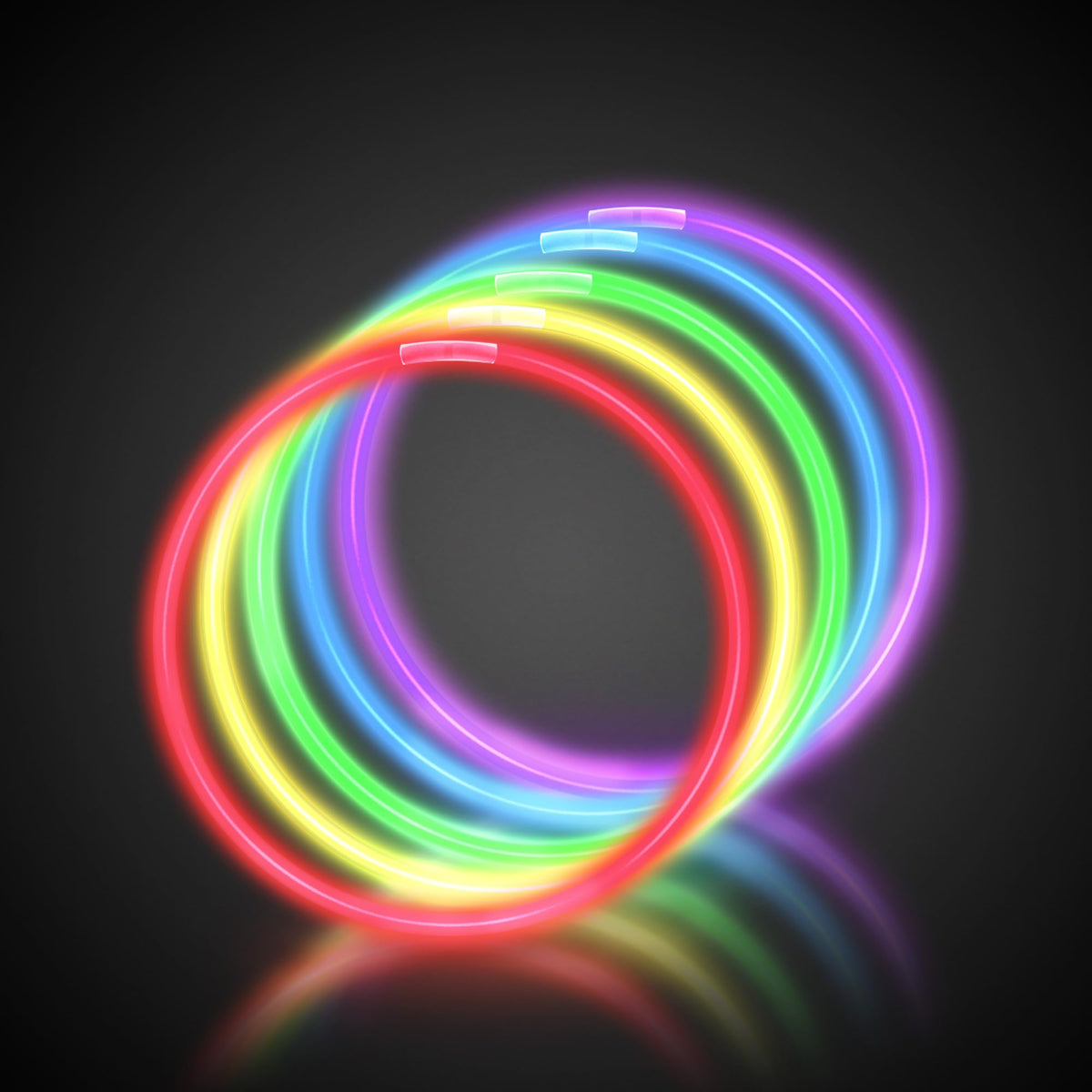 Windy City Novelties glow-stick necklaces for summer celebrations with vibrant colors