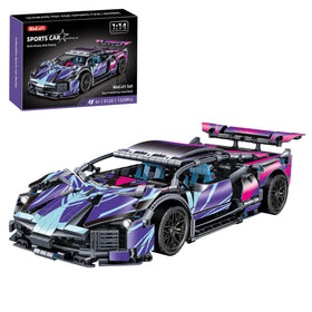 WINGIFT 1329-piece sports car building kit with high-quality bricks for hands-on creativity.