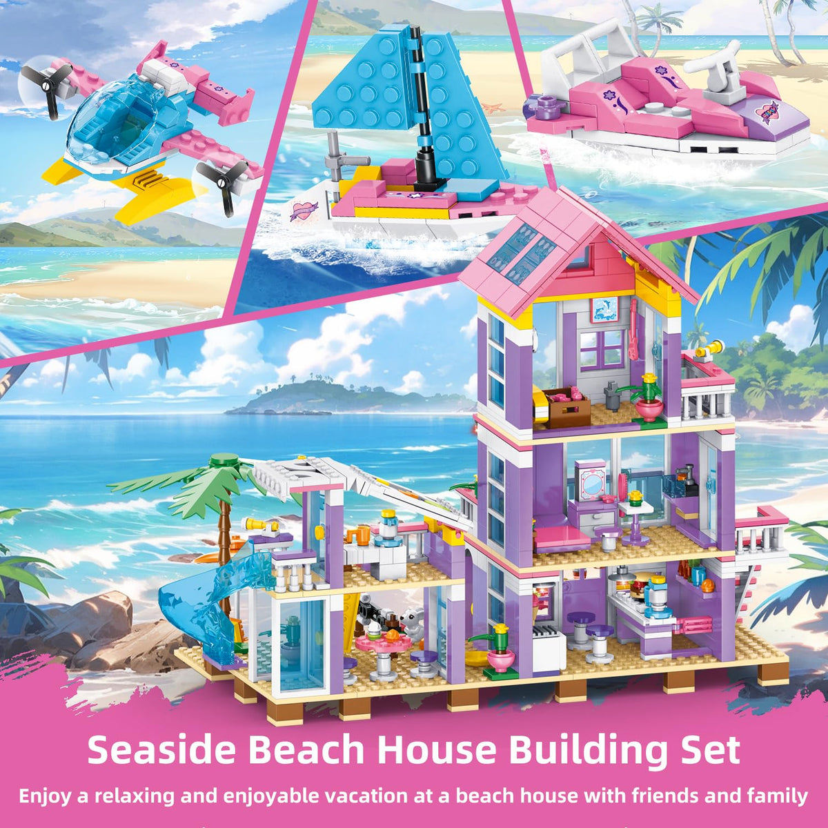 Wingift Beach House Villa terrace seats for relaxed family scenes