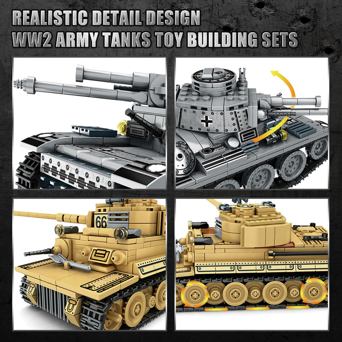 WINGIFT color instruction booklet aids easy, step-by-step building for all ages.