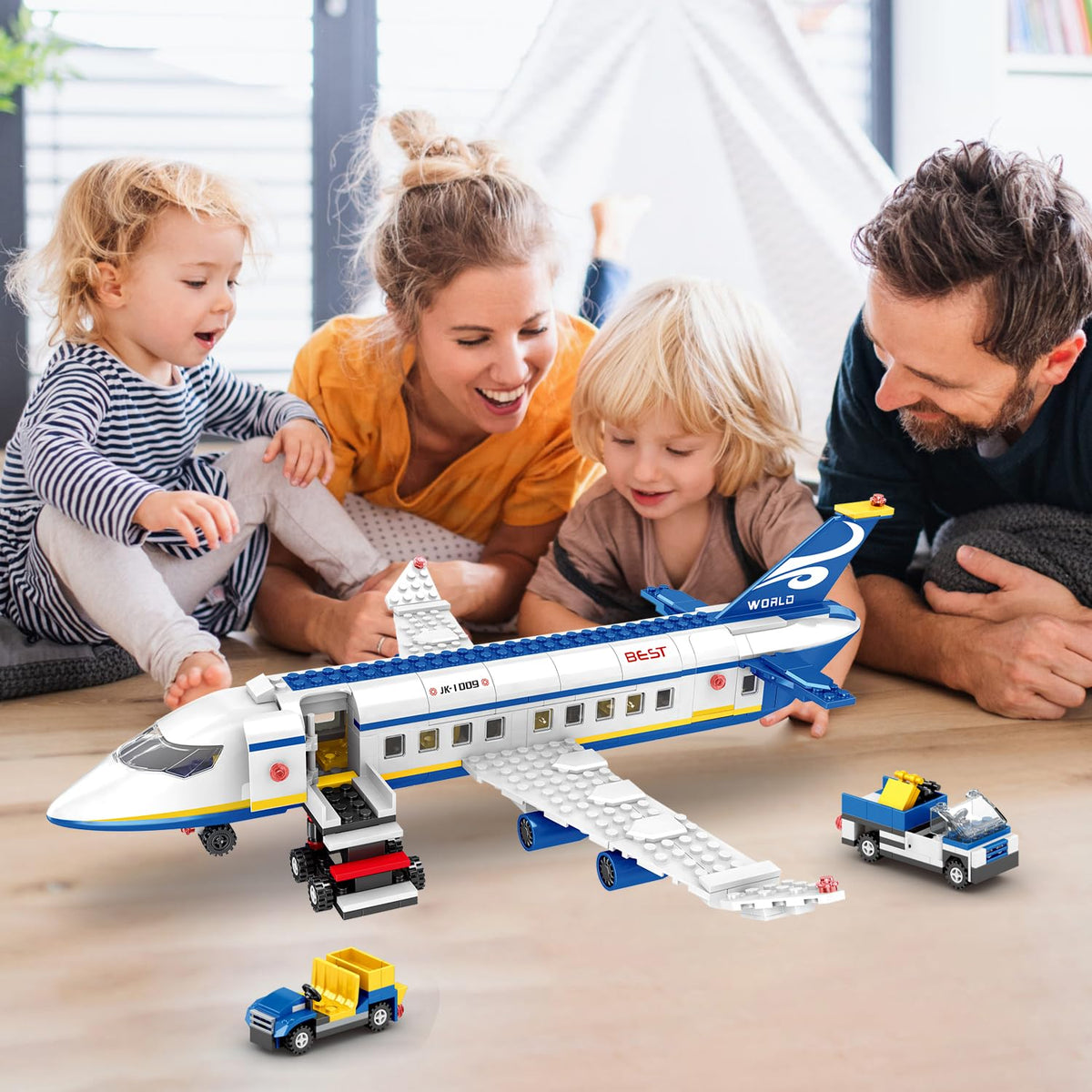 Wingift non-toxic ABS material ensures safe, durable building experiences.