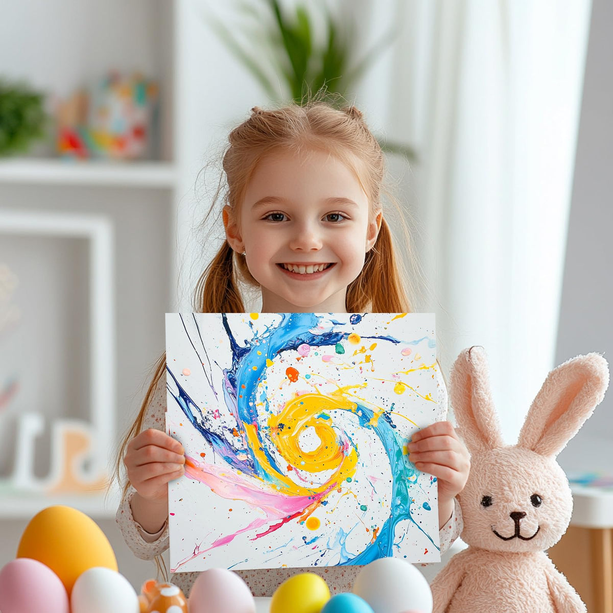 Wings Giant paper shapes sheet pack adds dimensional art after each spin.