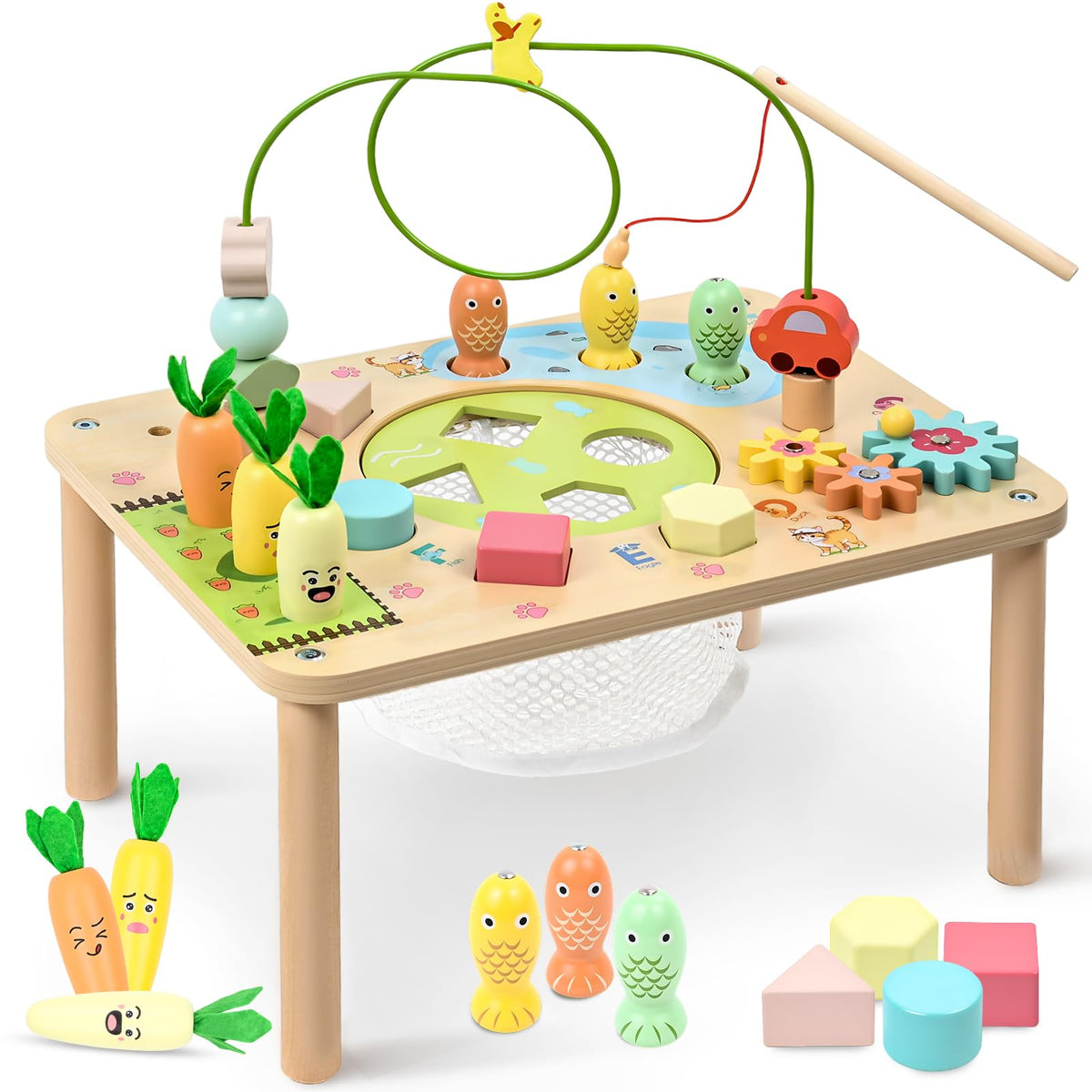 WINGYZ Activity Table bead maze with colorful tracks supporting fine motor skill development