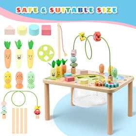 WINGYZ Activity Table carrot harvest for counting and imaginative play
