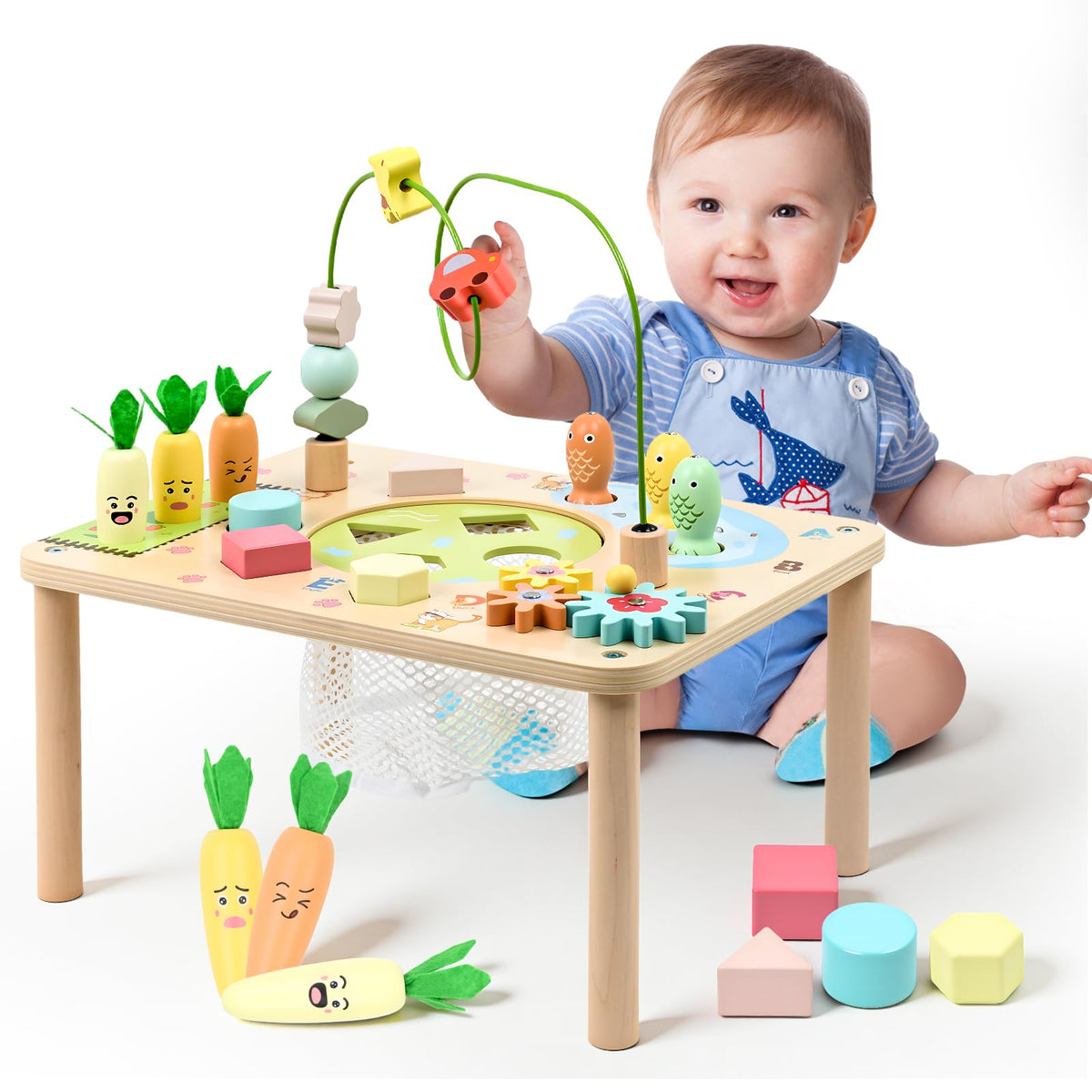 WINGYZ Activity Table detachable bead maze for easy storage