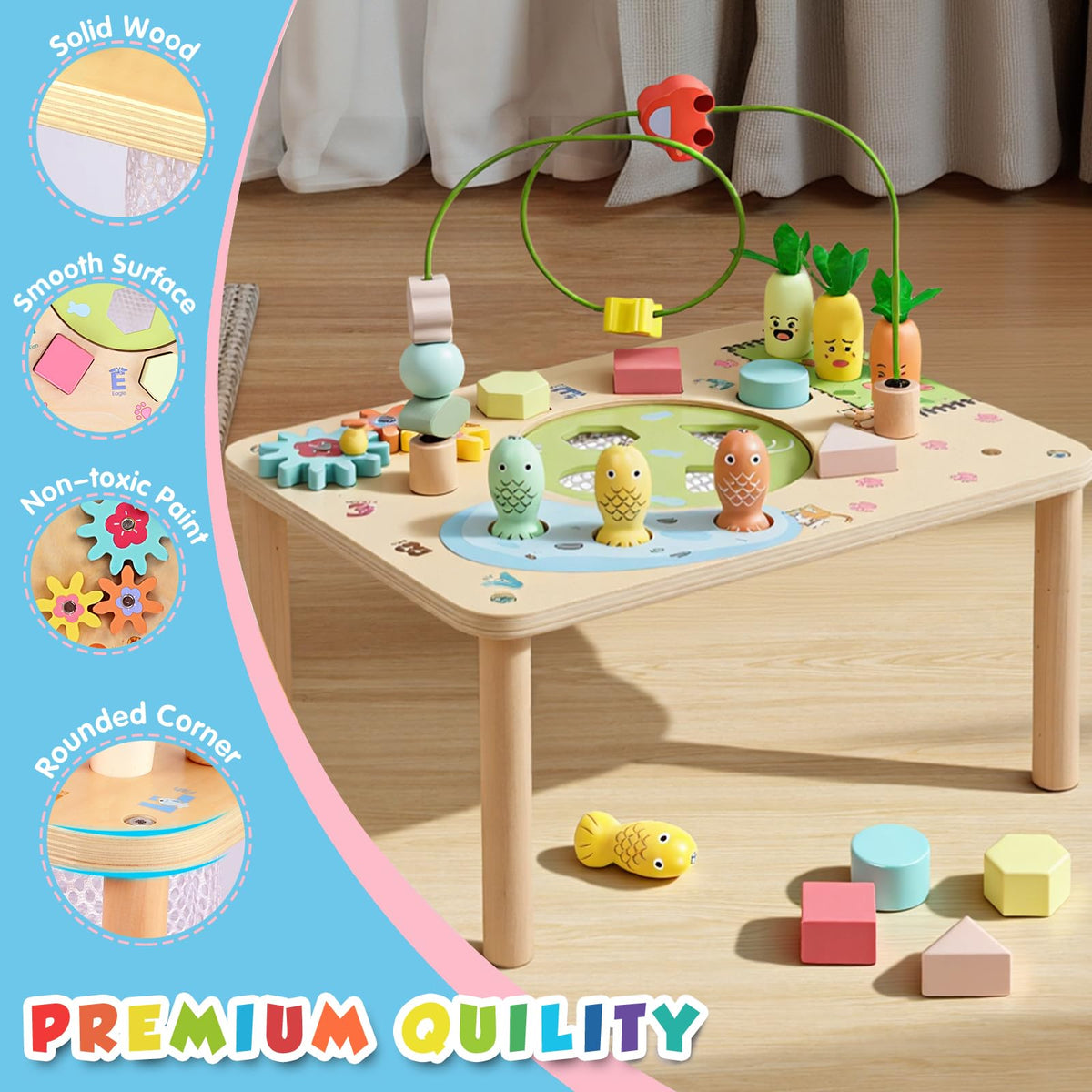 WINGYZ Activity Table shape matcher encouraging pattern recognition and problem solving