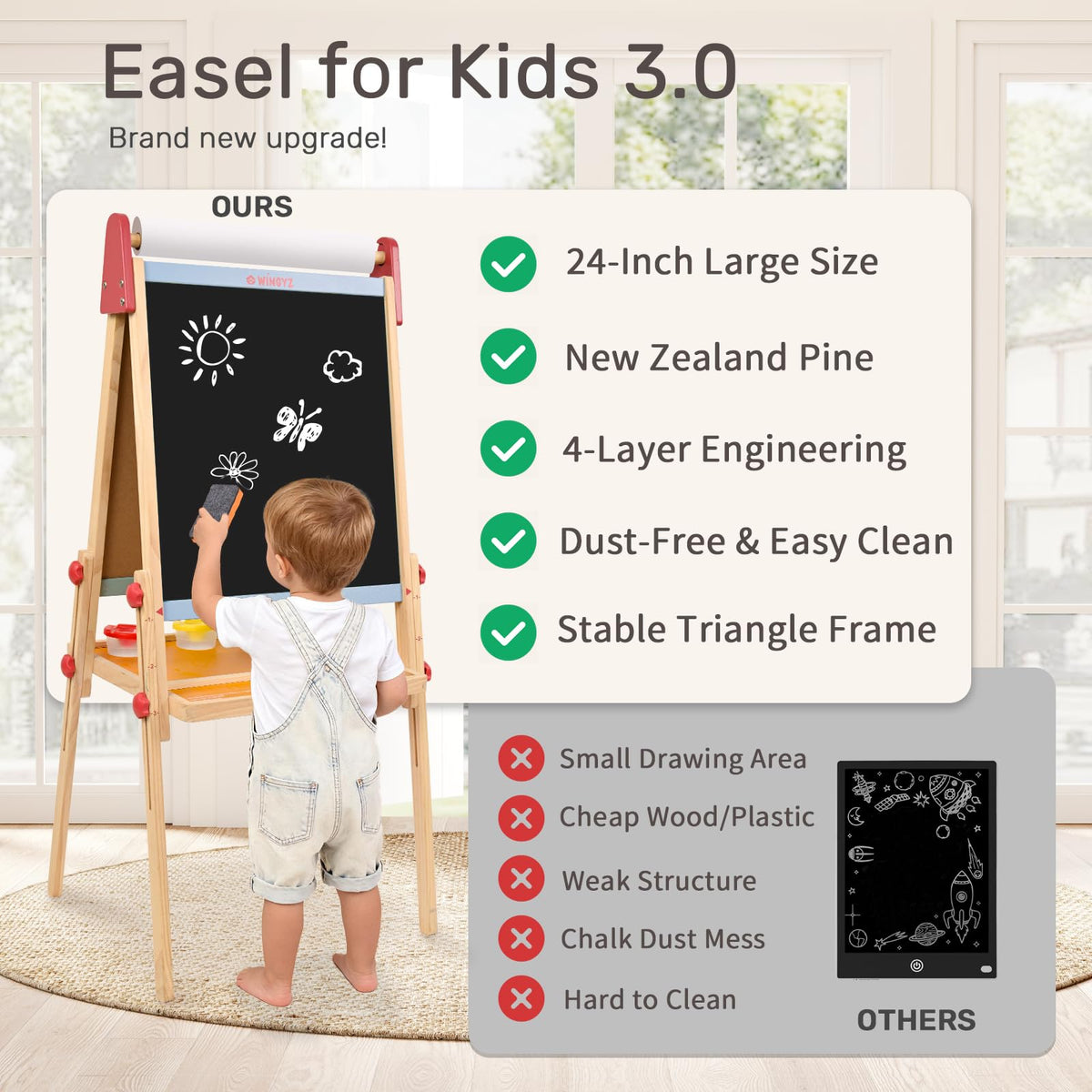 WINGYZ tool-free assembly for quick setup