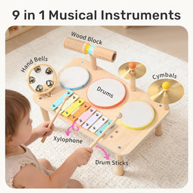 WINGYZ Kids Drum Set drums arranged for joyful melodies