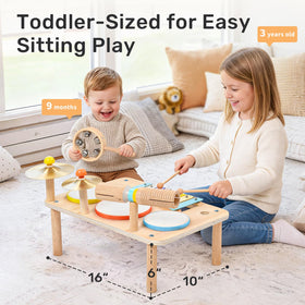 WINGYZ Kids Drum Set playtime with drums and cymbals for exploration