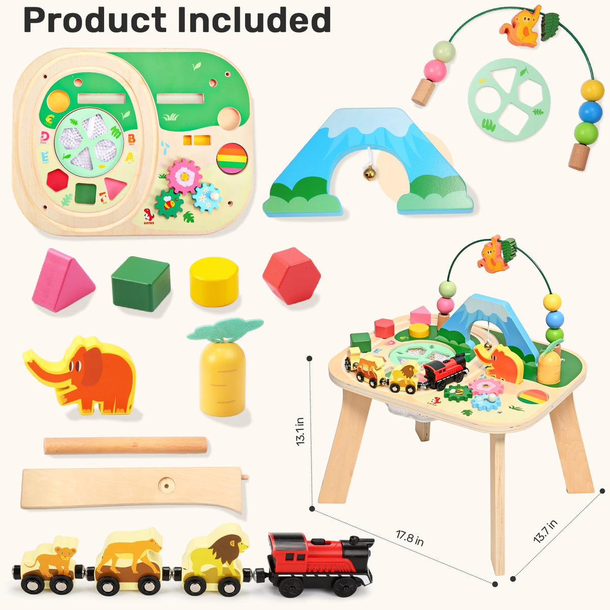 WINGYZ Rotating gears invite cause-and-effect learning and coordination.