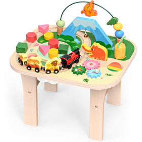WINGYZ Snow Mountain activity table overview promotes colors and fine motor exploration for toddlers.