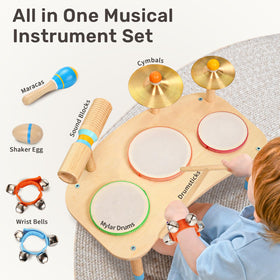 WINGYZ cymbals provide bright tones for lively listening and motor play.