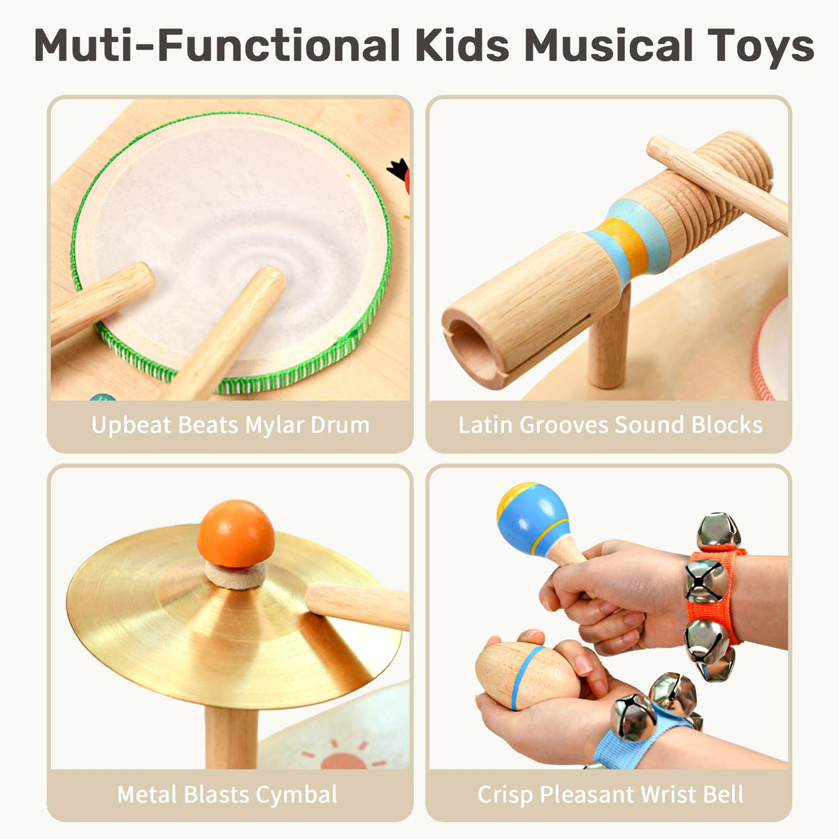 WINGYZ toddler drum set with drums delivers resonant sounds for engaging exploration.
