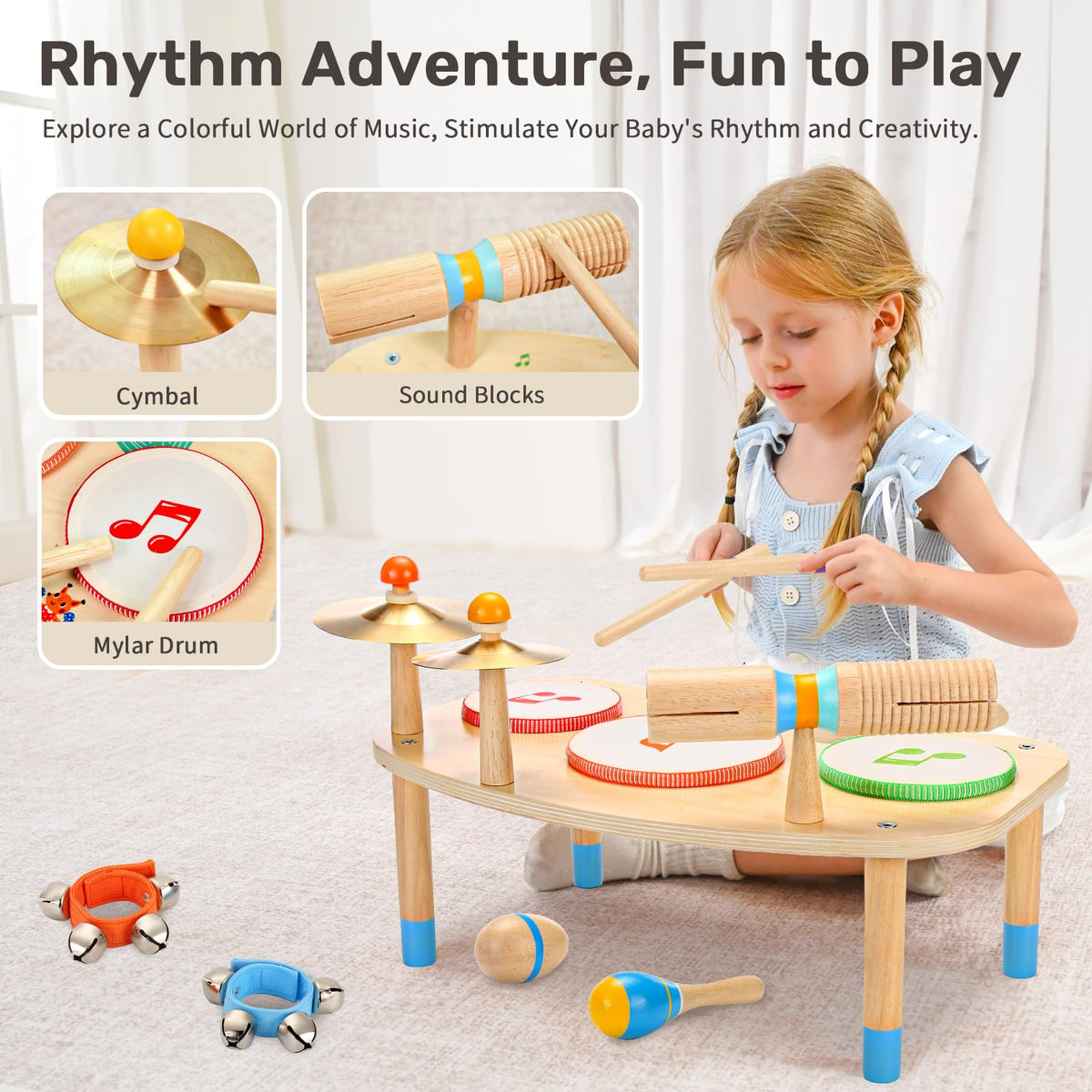 WINGYZ maracas offer crisp jingles and shake-friendly fun for tiny hands.