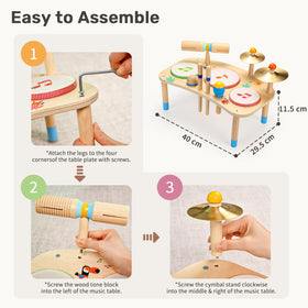 WINGYZ toddler drum set ready for play promotes quick rhythm moments for families.