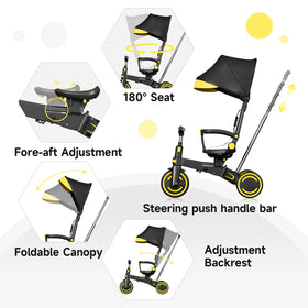 WinHope large PU wheels provide steady grip on varied surfaces.