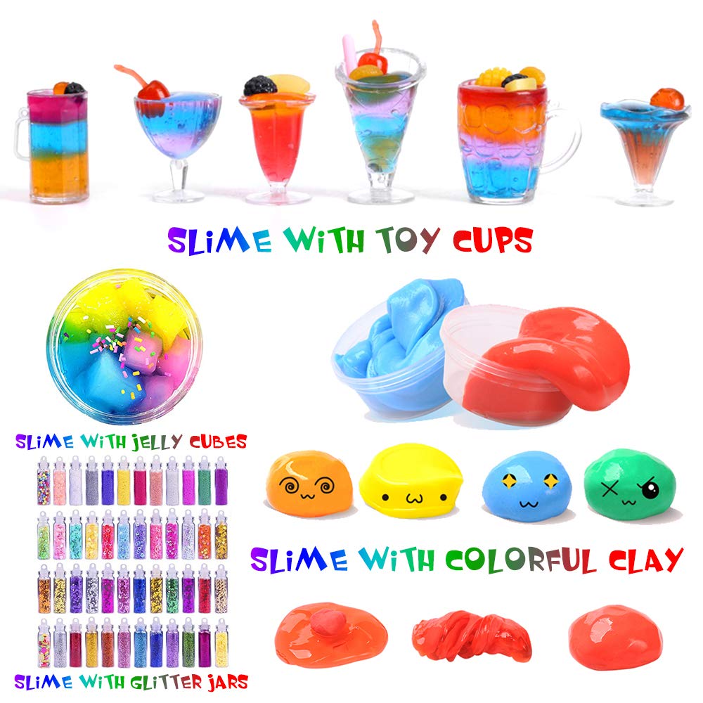 WINLIP sugar paper sheets add decorative details to slime creations