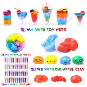 WINLIP sugar paper sheets add decorative details to slime creations