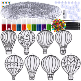 Winlyn acrylic beads 288 add texture and sparkle to finished suncatchers.