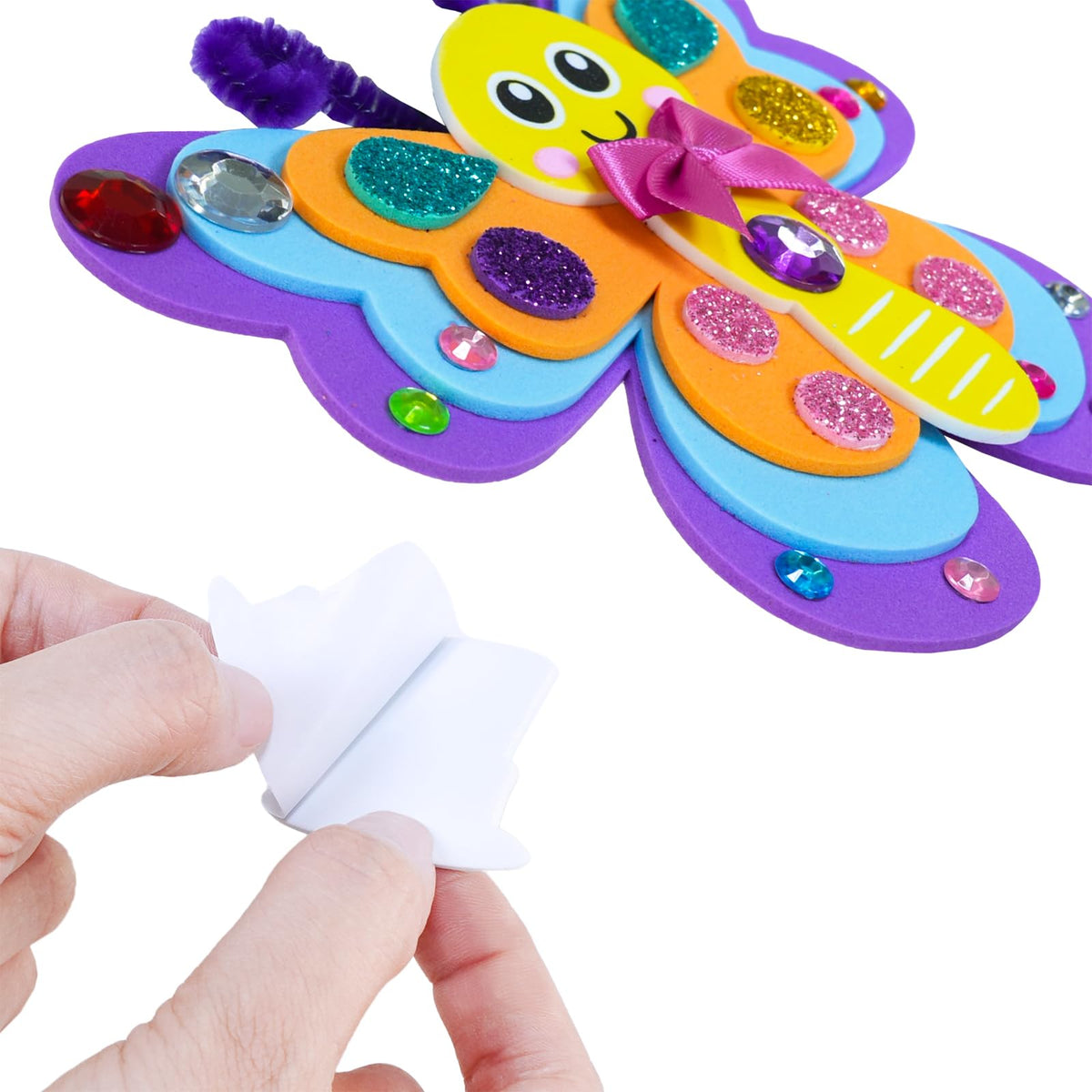 Winlyn smiling butterfly body stickers for cute ornaments