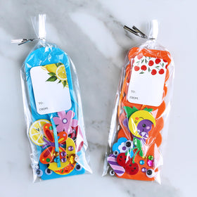 Winlyn cellophane bags and twist ties for easy kit organization