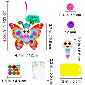 Winlyn cords for hanging finished butterflies anywhere
