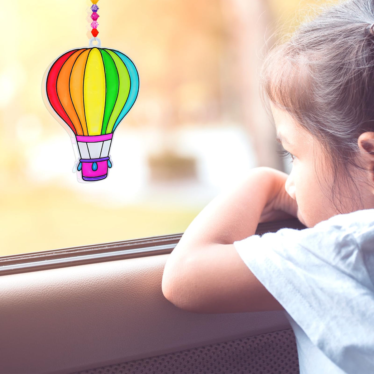 Winlyn DIY window art kit ideal for classroom activities and home crafts.