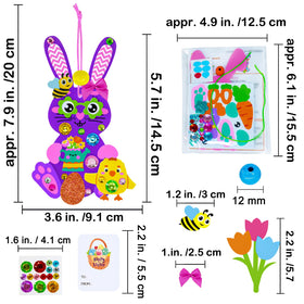 Winlyn Easter Bunny clear packaging for easy storage and gifting.