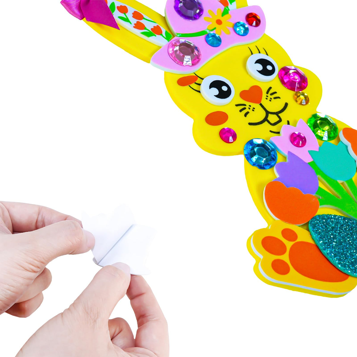 Winlyn Easter Bunny decorative stickers for colorful bunny designs.