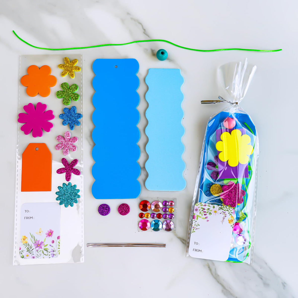 Winlyn foam bookmark base 5.9 inch: sturdy kid-friendly bookmark foundation